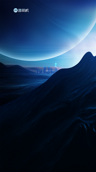 艺术展质感手机海报背景