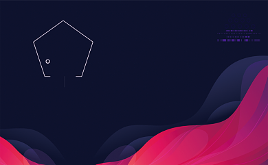 简约几何创意科技技术商务名片设计背景