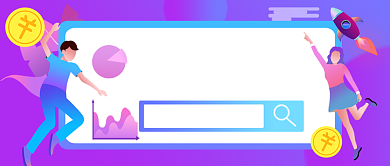 金融学习理财手绘卡通公众号首图背景