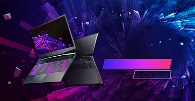 紫色酷炫男人节电脑数码促销海报背景