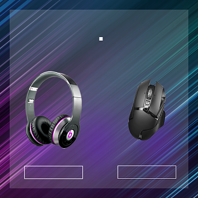 竞技耳机和鼠标组合套装促销主图背景