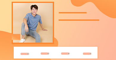 潮流秋装男装女装上新活动海报背景