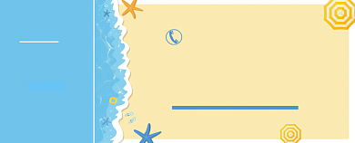 创意海浪游泳池游泳馆代金券抵用券背景