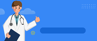 世界过敏性疾病日蓝色医生公众号首图背景