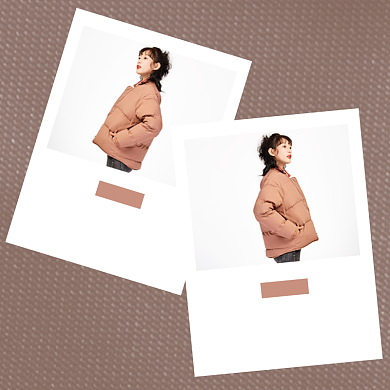 女装冬季羽绒服用户好评评价主图背景