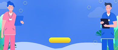 蓝色在线问诊医生公众号首图背景