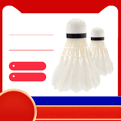 运动羽毛球主图直通车背景