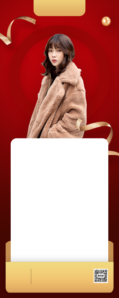 女装新品直播预告时尚手机长图背景