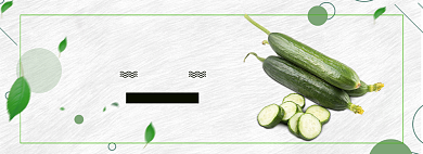 新鲜黄瓜蔬菜电商全屏海报背景