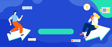 职场技能提升直播课课程封面背景