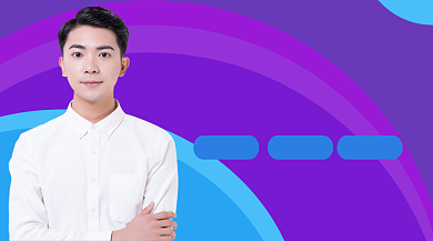 自媒体运营实战课教育培训课程封面背景