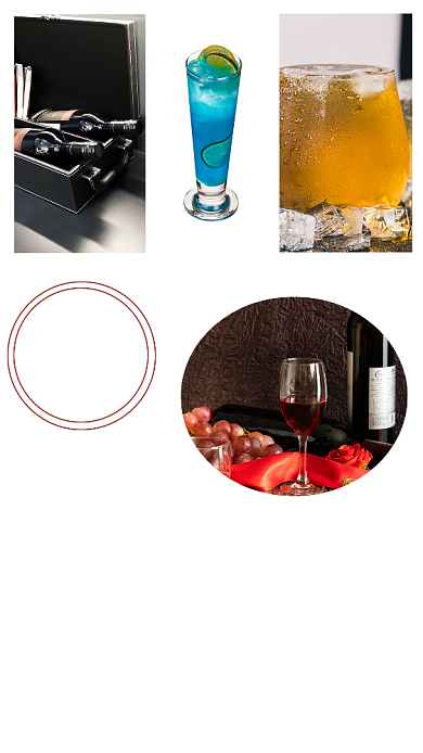 白色简约关于酒的文章配图背景