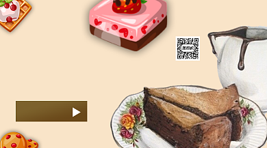 甜品每日推荐手机海报背景