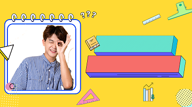 简约几何数学提分攻略直播横版视频封面背景