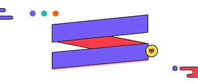 娱乐八卦资讯撞色几何公众号logo背景