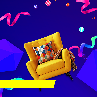 家居狂欢双十一家居建材主图背景