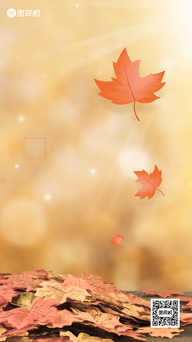 九月你好日签实景手机海报背景