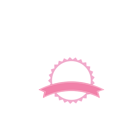 粉色圆形促销热卖标签背景