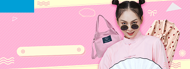 新势力周女装上新淘宝电商banner图背景