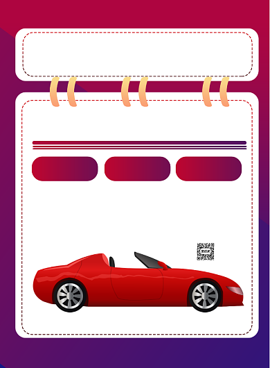 商务风汽车驾校招生印刷海报背景