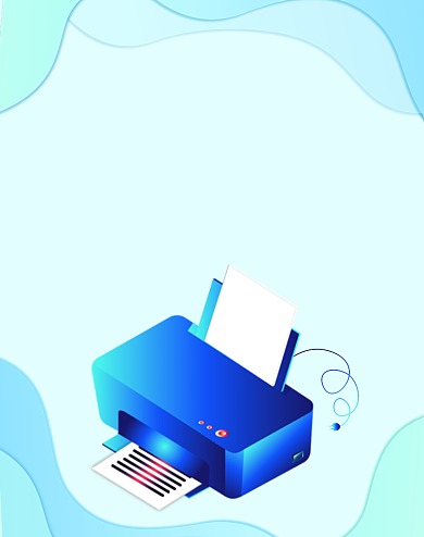 打印机限时大促海报背景