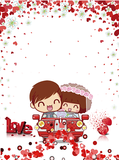 最美嫁日开启幸福旅程婚纱摄影宣传单背景