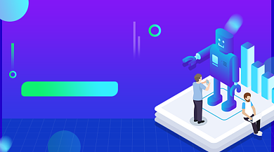 5G新基建科技大气手机横图背景