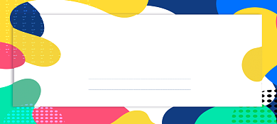 彩色孟菲斯涂鸦式波点商场代金券优惠券背景