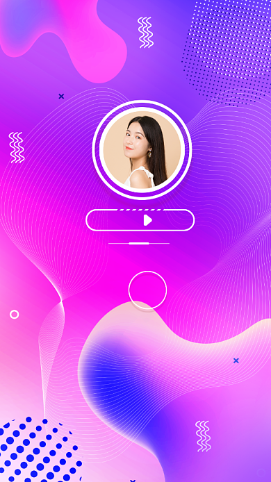 创意紫色孟菲斯讲师团队聊天背景图背景