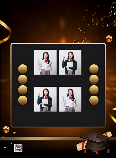 高考光荣榜宣传印刷海报背景