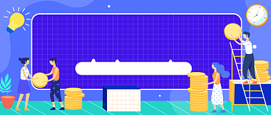 月薪族理财秘籍公众号首图背景