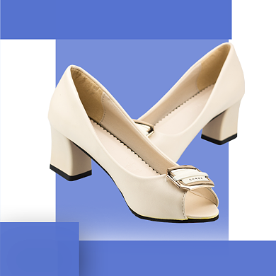 时尚女鞋主图直通车背景