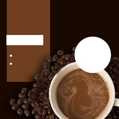 速溶咖啡豆咖啡粉卡布奇诺美式拿铁电商主图背景