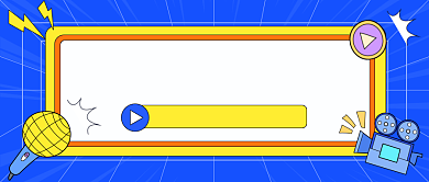 演讲话术攻略卡通公众号首图背景