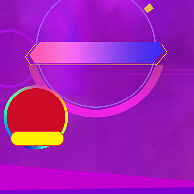 科技炫酷节日紫色耳机主图背景