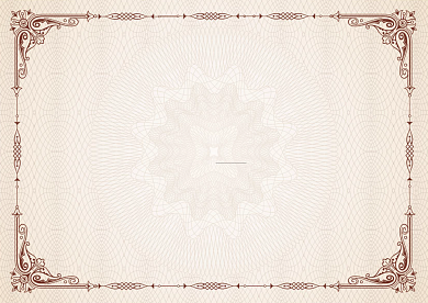 欧式复古花边商务聘书背景