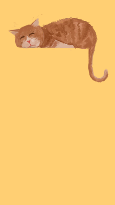 橘猫创意大橘为重手机壁纸背景