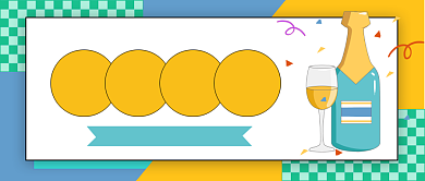 年会邀请风雨同舟共创辉煌公众号首图背景