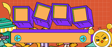 卡通插画粉丝福利活动公众号首图背景