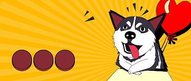 黄色双11单身约会公众号首图背景