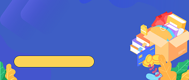 基金解读简约卡通公众号封面背景