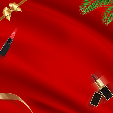 双11促销化妆品口红彩妆电商主图背景