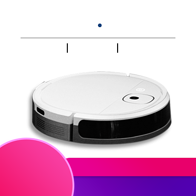 智能扫地机器人产品介绍渐变促销主图背景