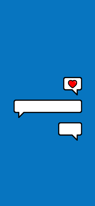 蓝色创意趣味手机壁纸背景