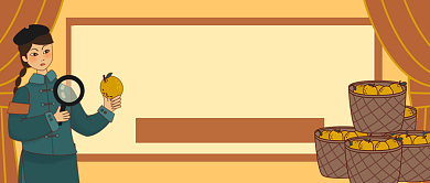 秋季农产品直播带货手绘卡通公众号首图背景