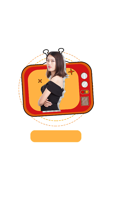 简约时尚双十一直播促销弹窗背景