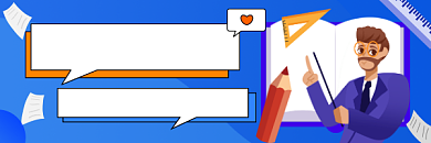 成人高考课程直播蓝色插画热文链接背景