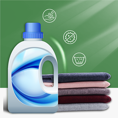 洗衣液洗护用品主图模板背景