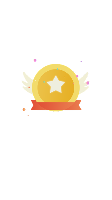 黄色炫酷升级弹窗等级升级弹框背景