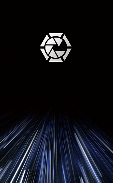 蓝色光线科技感摄影名片背景